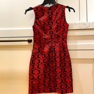 Black and Red Short Dress